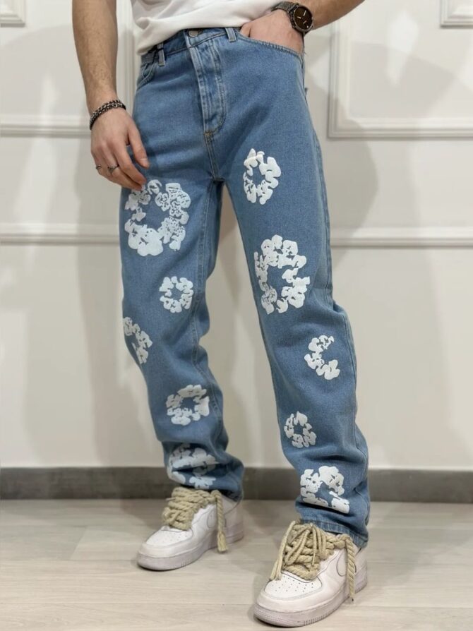 JEANS FLOWER DENIM - immagine 2