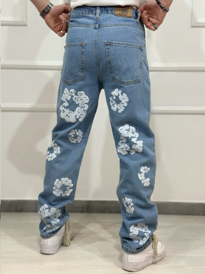 JEANS FLOWER DENIM - immagine 3