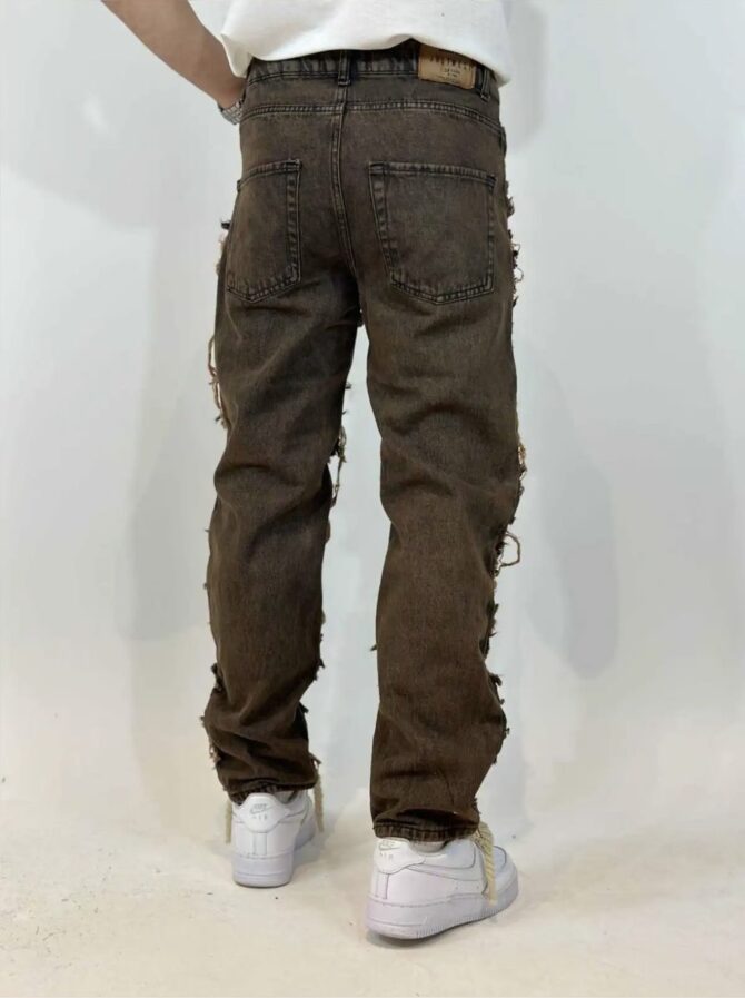 JEANS RIPPED DISTRESSED - immagine 3