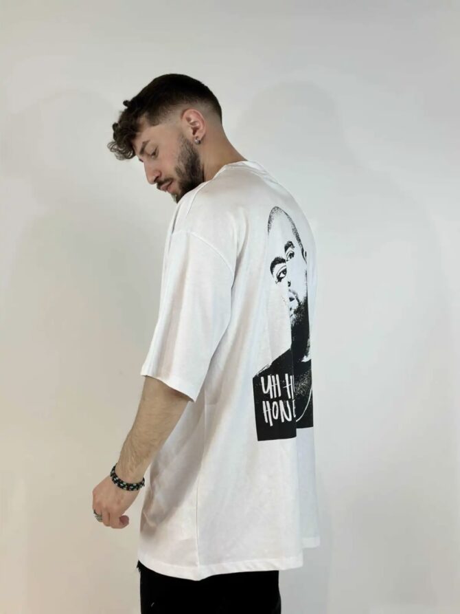 T-SHIRT OVERSIZE BIANCA KANYE WEST - immagine 2