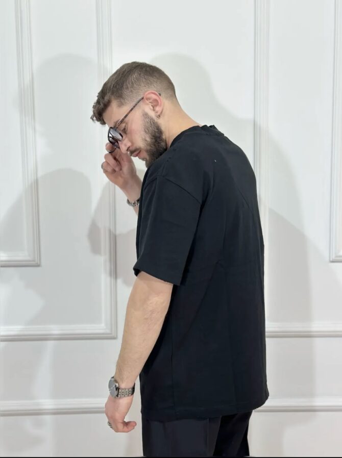 T-SHIRT BASIC BLACK - immagine 3