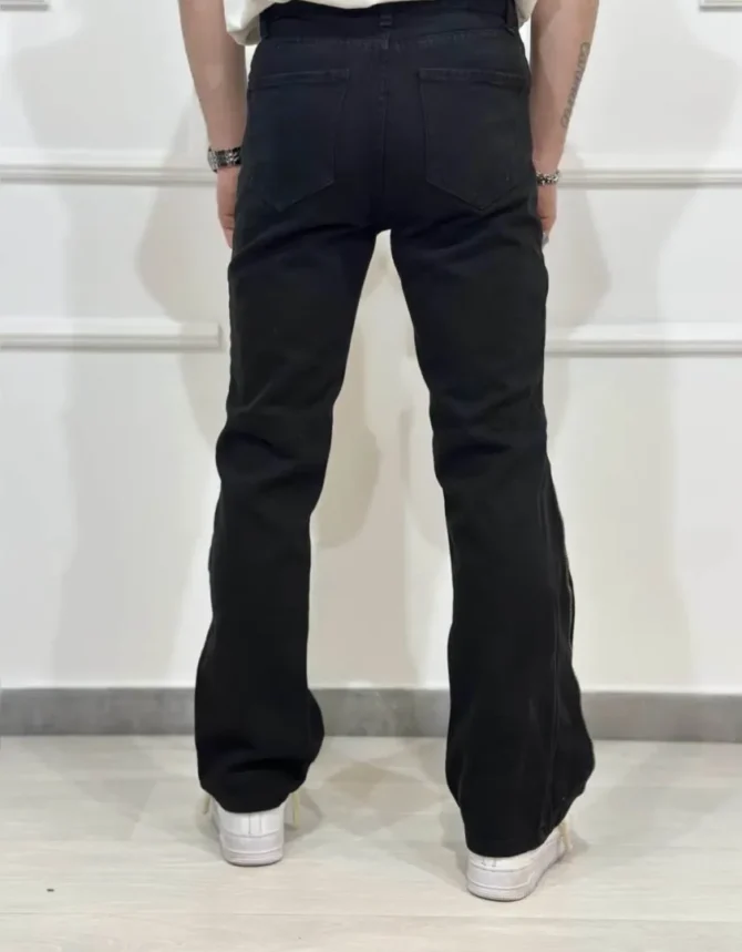 JEANS ZIP BLACK - immagine 2